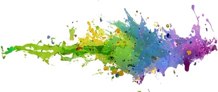 a colorful paint spied on a white background.jpg